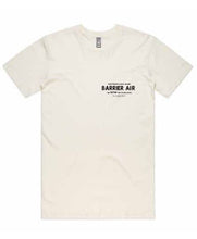 Load image into Gallery viewer, Barrier Air White Tee - deco back
